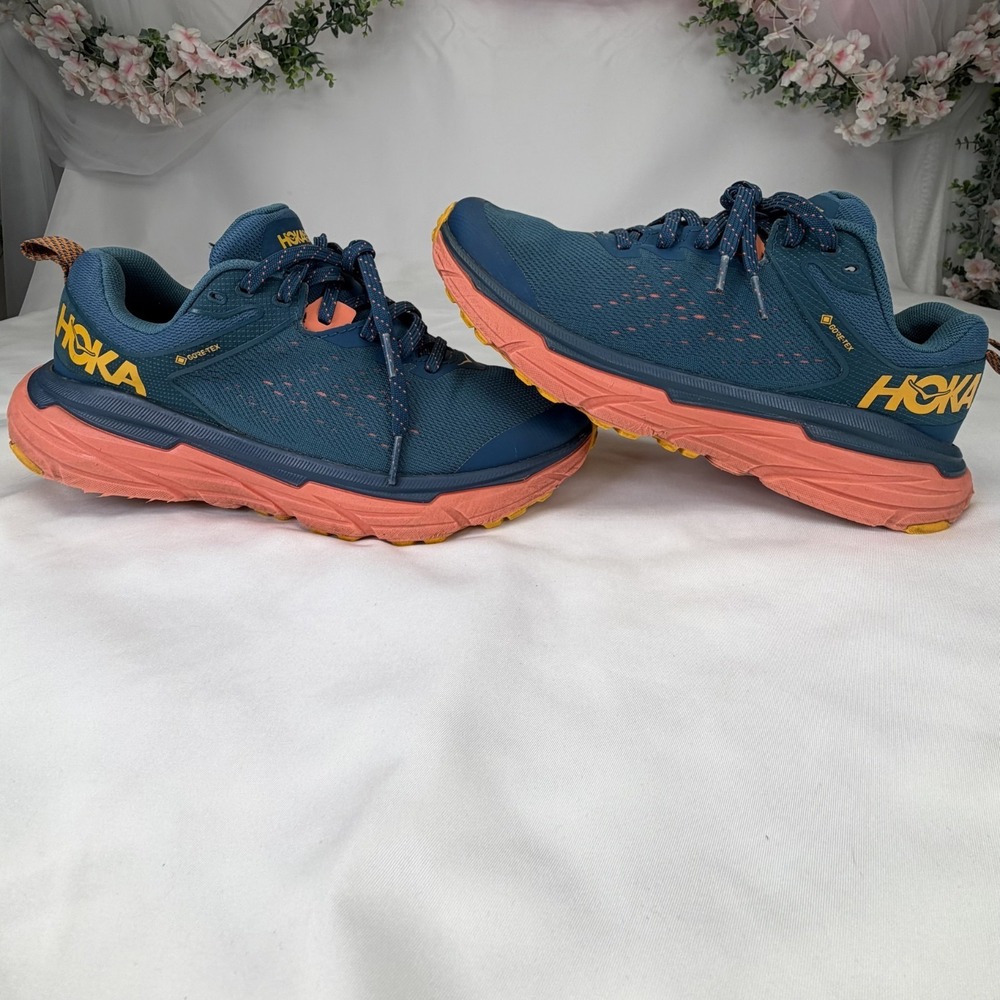 Hoka One One Challenger ATR 6 GTX Womens Size 8.5B 1116878 BCCML Green Trail